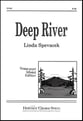 Deep River Three-Part Mixed choral sheet music cover